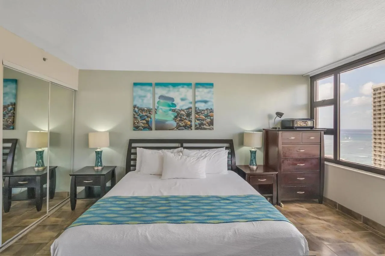 Waikiki Banyan Ocean View Condos 檀香山 公寓