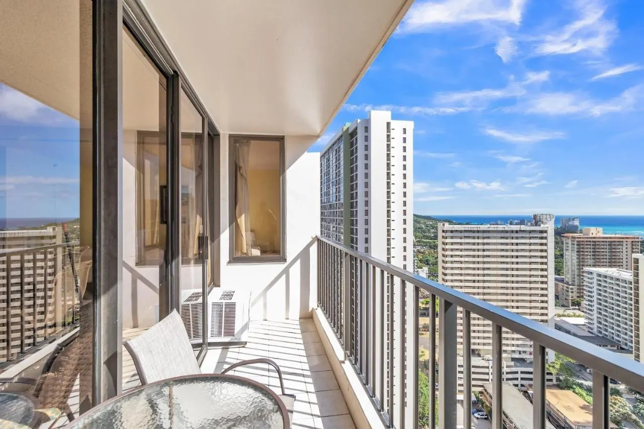 Waikiki Banyan Ocean View Condos Honolulu Apartament