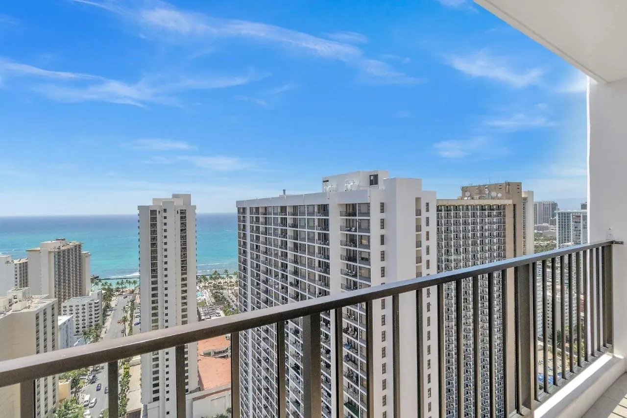 Apartament Waikiki Banyan Ocean View Condos Honolulu