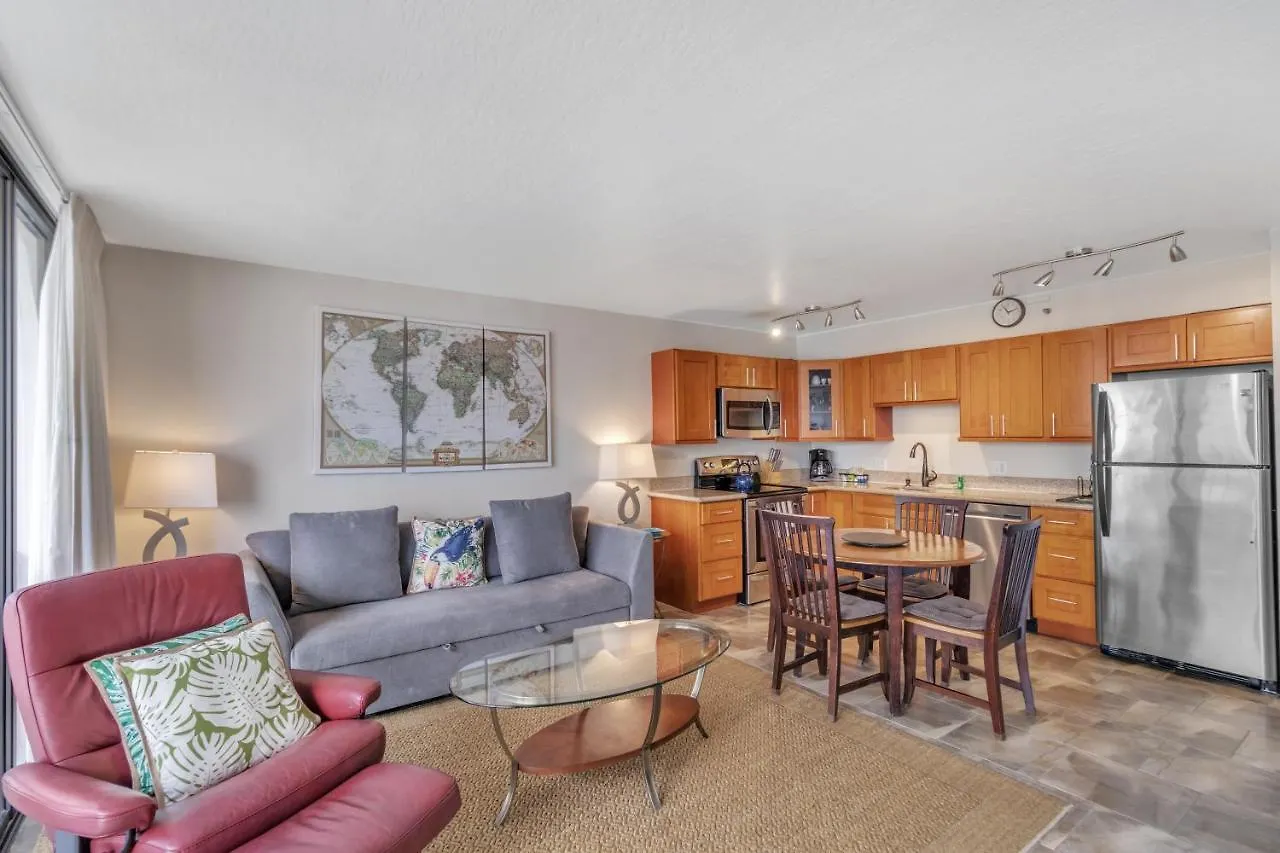 Apartament Waikiki Banyan Ocean View Condos Honolulu Stany Zjednoczone Ameryki