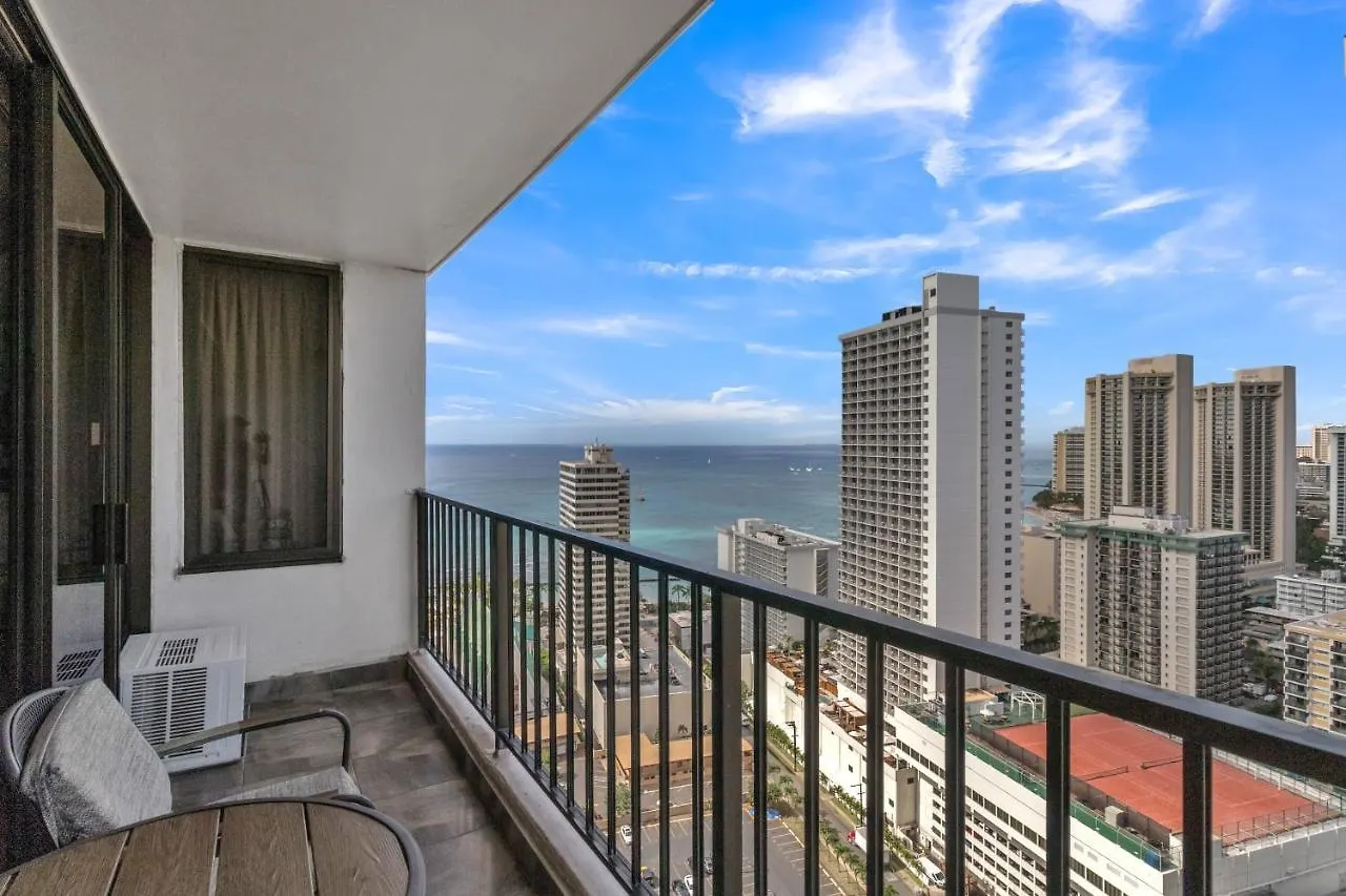 Apartament Waikiki Banyan Ocean View Condos Honolulu Stany Zjednoczone Ameryki