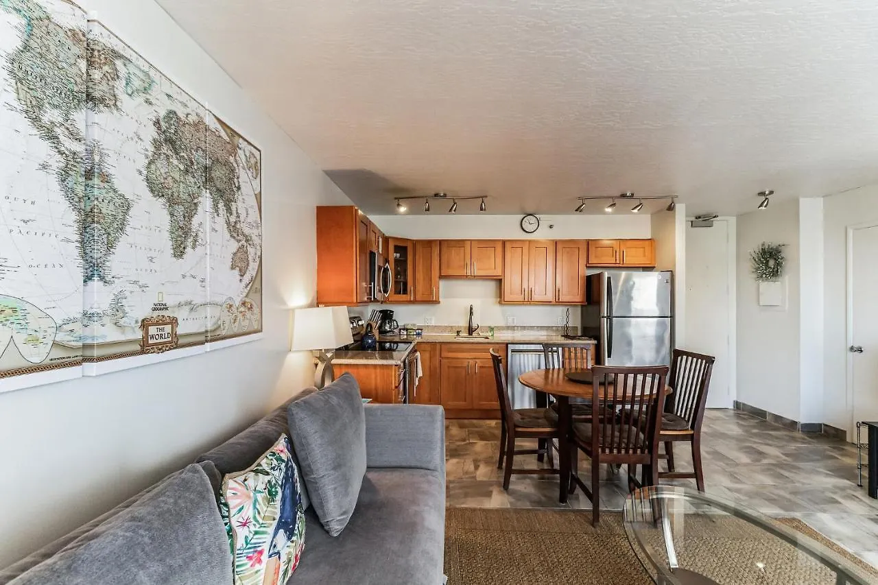 Apartament Waikiki Banyan Ocean View Condos Honolulu
