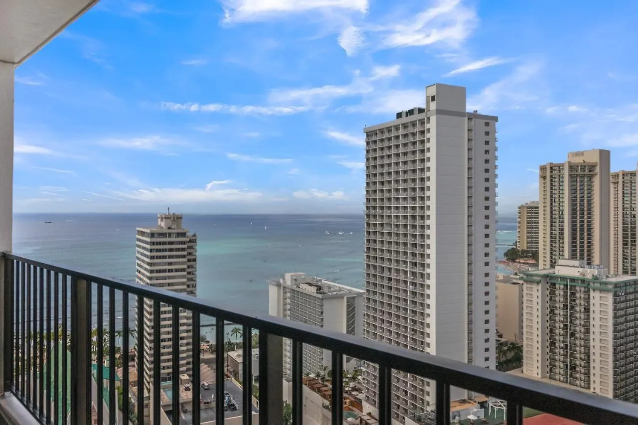 Waikiki Banyan Ocean View Condos Honolulu Apartament