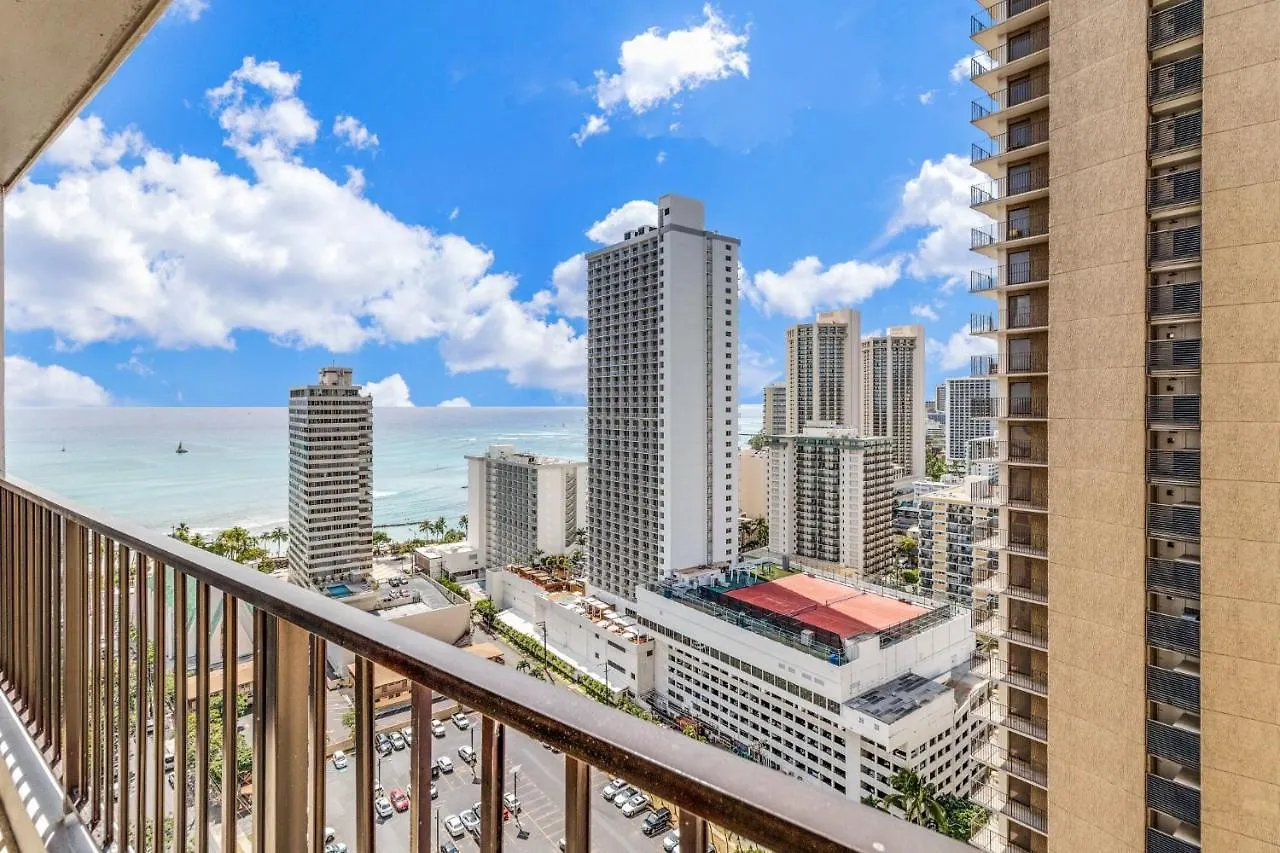 Apartament Waikiki Banyan Ocean View Condos Honolulu Stany Zjednoczone Ameryki